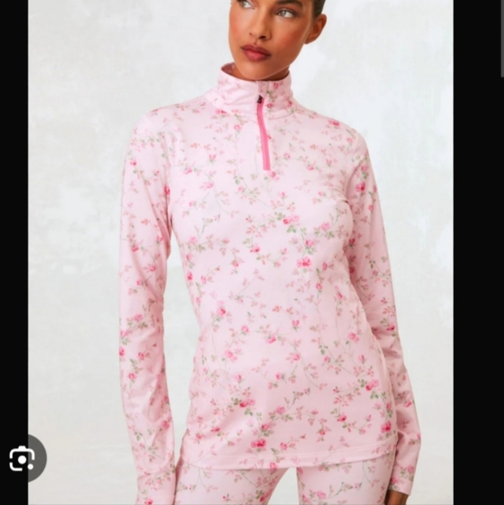 LoveShackFancy X Bogner Fire & Ice Medium Base long Sleeve top NWT
